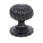 Black Flower Cabinet Knob - Small 1