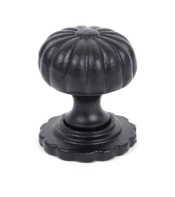 Black Flower Cabinet Knob - Small 1