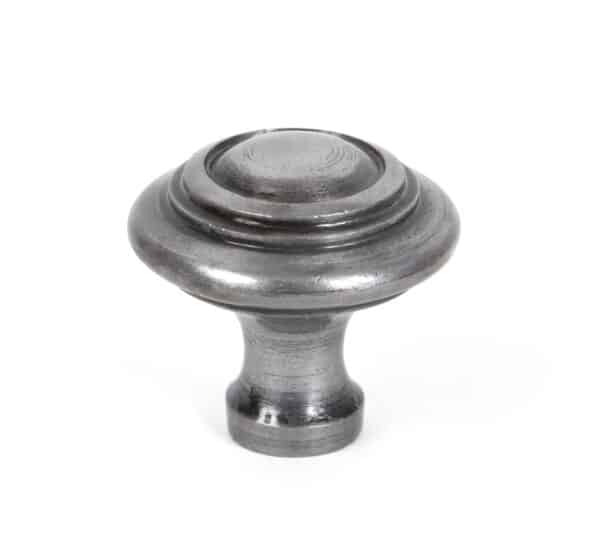 Natural Smooth Ringed Cabinet Knob - Large 1