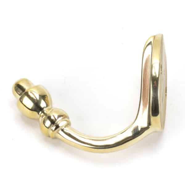 Polished Brass Coat Hook 2