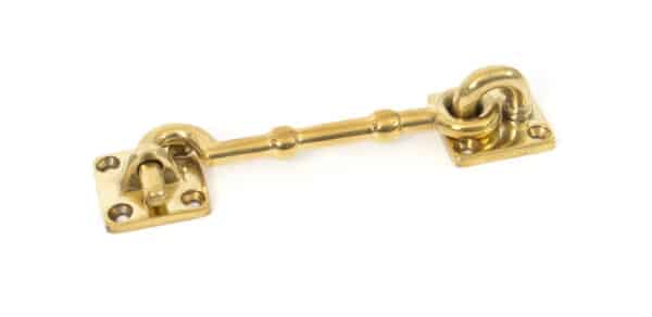 Polished Brass 4" Cabin Hook 1