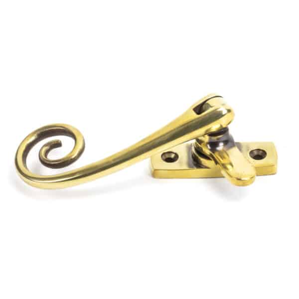 Aged Brass Monkeytail Fastener 2