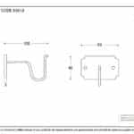 Beeswax Mounting Bracket (pair) 3