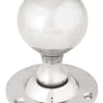 Polished Nickel Ball Mortice Knob Set 2