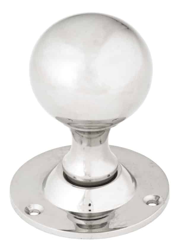 Polished Nickel Ball Mortice Knob Set 2