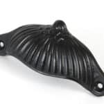 Black 4" Flower Drawer Pull 1
