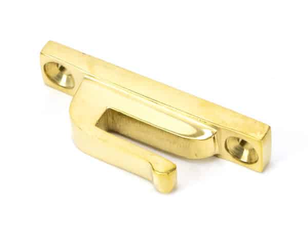 Polished Brass Hook Plate 1