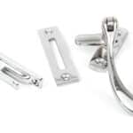 Polished Chrome Peardrop Fastener 1