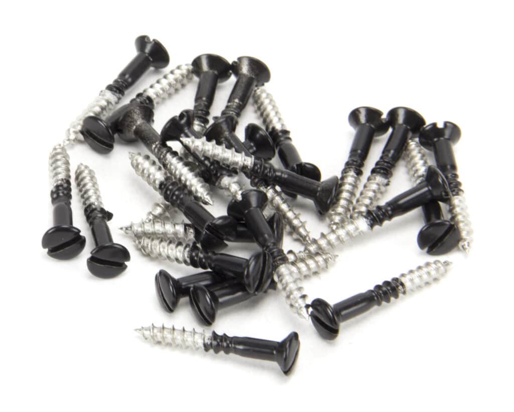 Black SS 3.5 x 20Roundhead Screws (25) 1