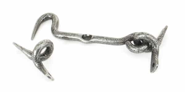 Pewter 4" Forged Cabin Hook 1