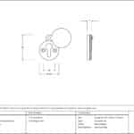 Aged Brass 30mm Round Escutcheon 3