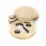 Aged Brass 30mm Round Escutcheon 1