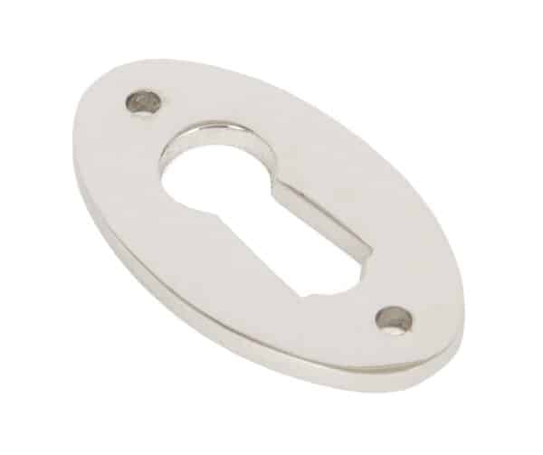 Polished Nickel Oval Escutcheon 1