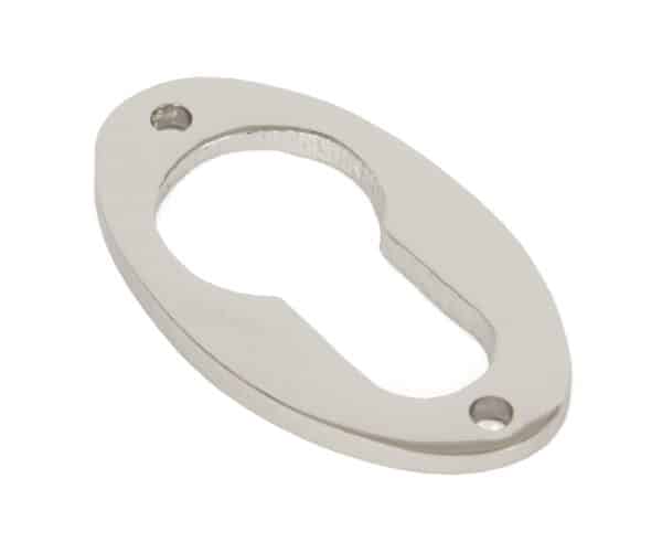 Polished Nickel Oval Euro Escutcheon 1