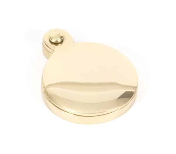 Polished Brass 30mm Round Escutcheon 2