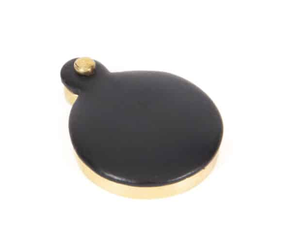 Ebony 30mm Round Escutcheon 2