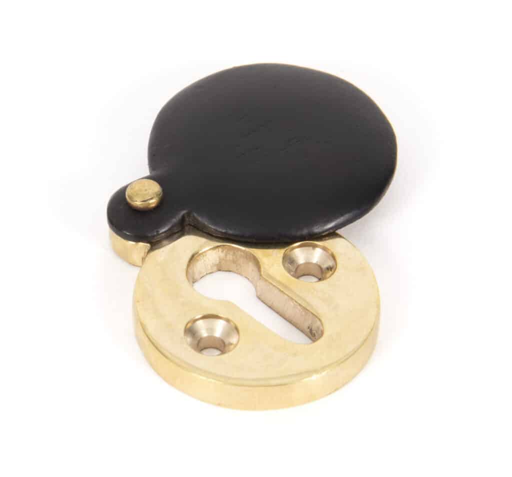 Ebony 30mm Round Escutcheon 1