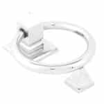 Polished Chrome Ring Door Knocker 1