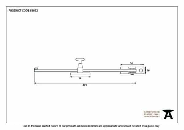 Black 12" Sliding Stay 3