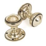 Aged Brass Brockworth Mortice Knob Set 1