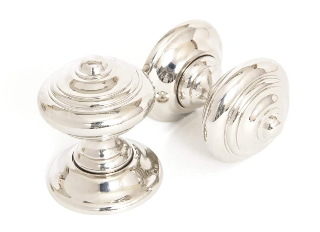 Polished Nickel Elmore Concealed Mortice Knob Set 1