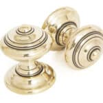 Aged Brass Elmore Concealed Mortice Knob Set 1