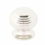Polished Nickel Beehive Cabinet Knob 30mm 1