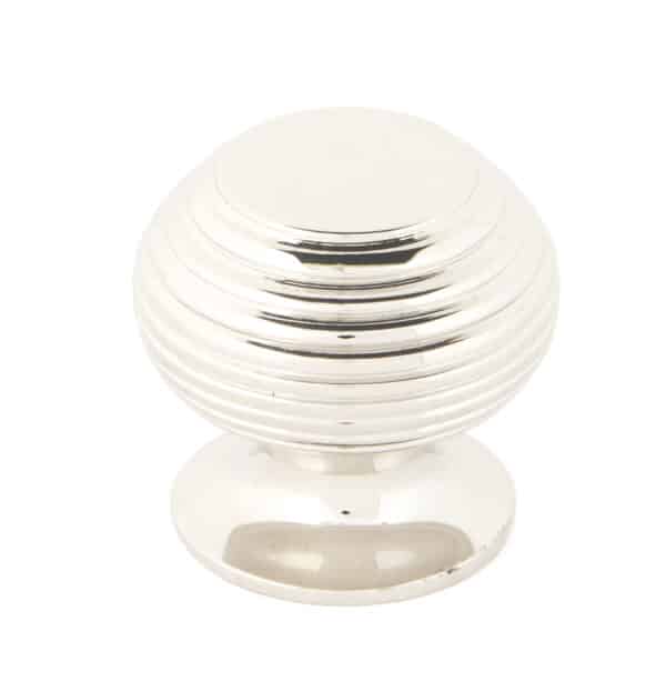 Polished Nickel Beehive Cabinet Knob 30mm 1