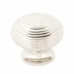 Polished Nickel Beehive Cabinet Knob 40mm 1