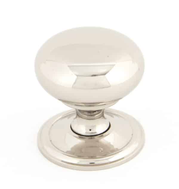 Polished Nickel Mushroom Cabinet Knob 38mm 1