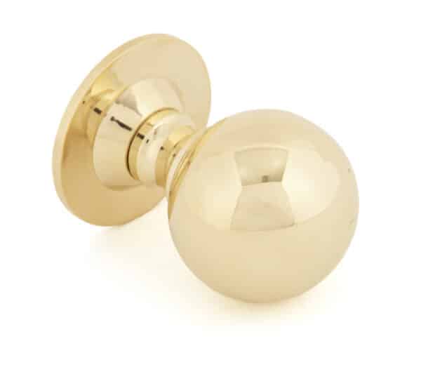 Polished Brass Ball Cabinet Knob 39mm 2