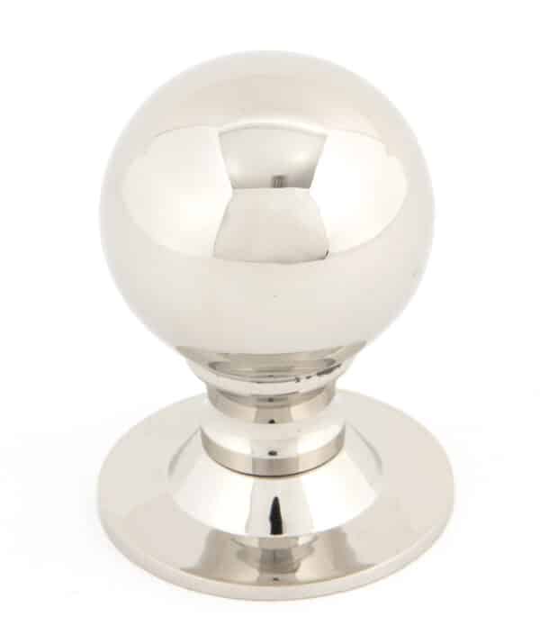 Polished Nickel Ball Cabinet Knob 39mm 1