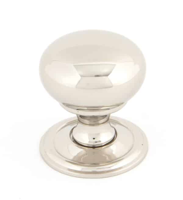 Polished Nickel Mushroom Cabinet Knob 32mm 1