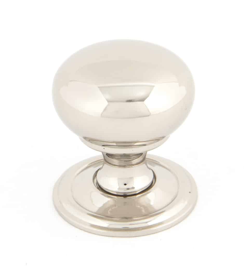 Polished Nickel Mushroom Cabinet Knob 32mm 1