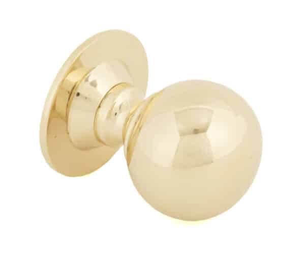 Polished Brass Ball Cabinet Knob 31mm 2