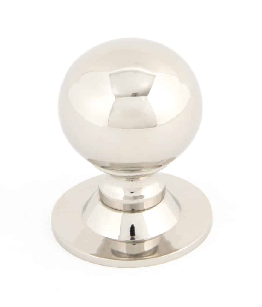 Polished Nickel Ball Cabinet Knob 31mm 1