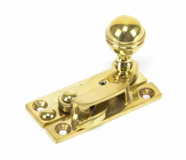 Polished Brass Prestbury Sash Hook Fastener 2