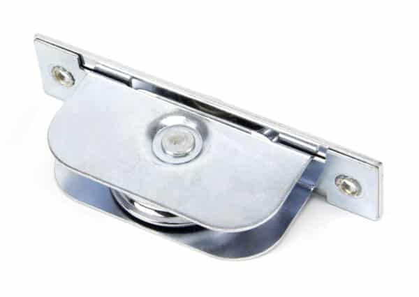 Polished Chrome Square Ended Sash Pulley 75kg 2