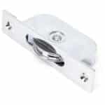 Polished Chrome Square Ended Sash Pulley 75kg 1