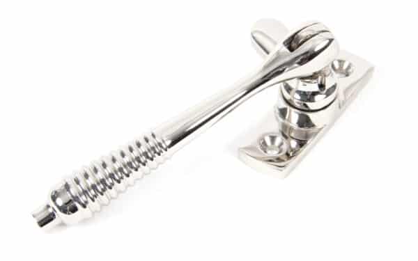 Polished Nickel Locking Reeded Fastener 2