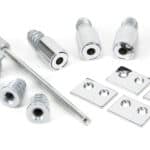 Polished Chrome Secure Stops (Pack of 4) 1