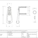 Polished Chrome Loop Door Knocker 3