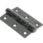 Black 3" Ball Bearing Butt Hinge (Pair) ss 1