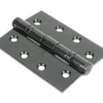 Black 4" Ball Bearing Butt Hinge (Pair) ss 1