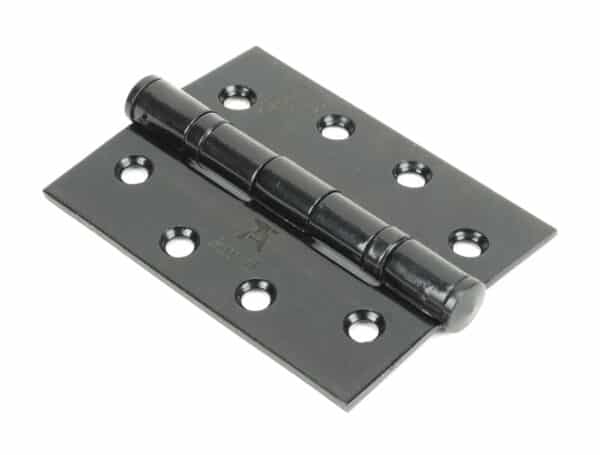 Black 4" Ball Bearing Butt Hinge (Pair) ss 1