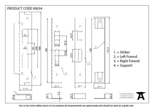 Black Â½" Rebate Kit for HD Sashlock 2