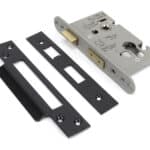 Black 2Â½" Euro Profile Sashlock 1