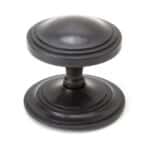 Aged Bronze Art Deco Centre Door Knob 1