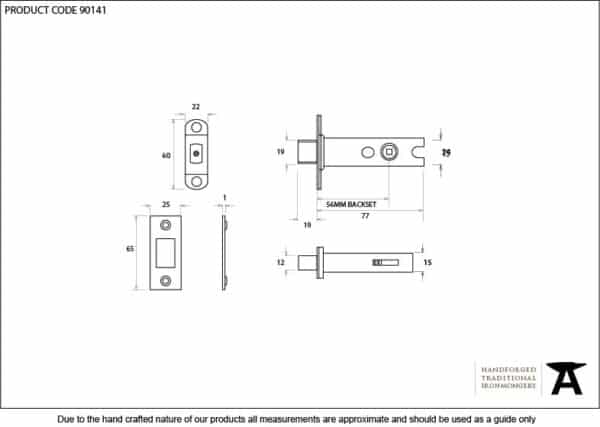 PVD 3" Heavy Duty Tubular Deadbolt 2