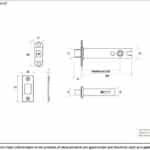 Black 5" Heavy Duty Tubular Deadbolt 2